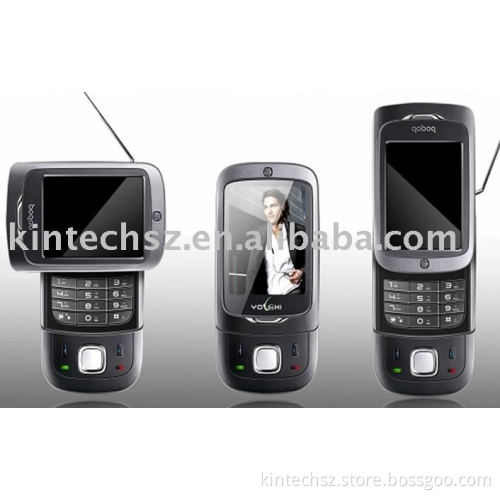 TV Mobile Phone, Quad-band TV,Dual SIM Dual standby T-flash expansion,2.0 M px HD camera